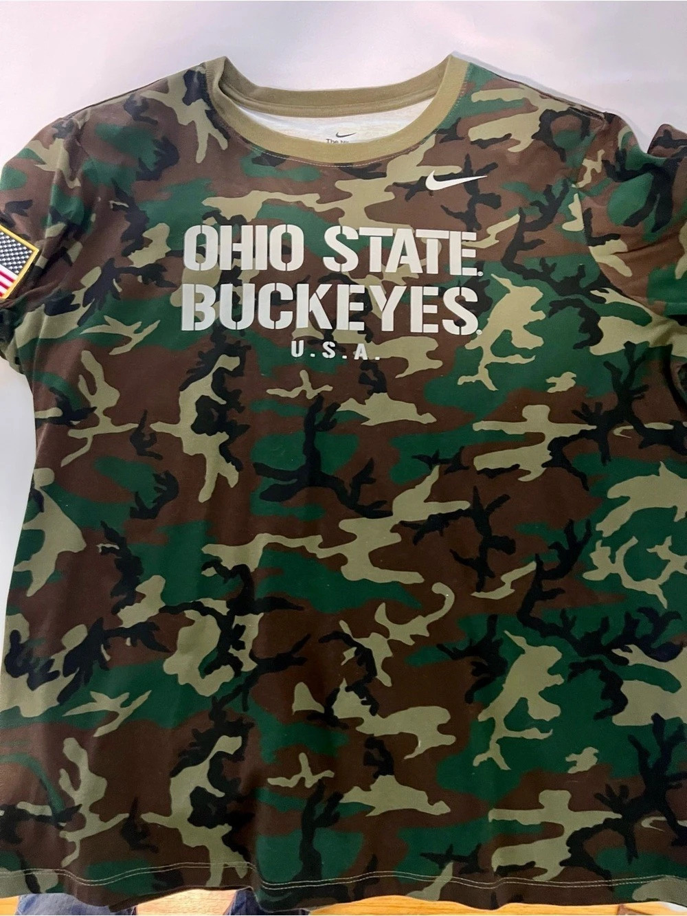 Nike Tee Camo Long Sleeve Dri-Fit